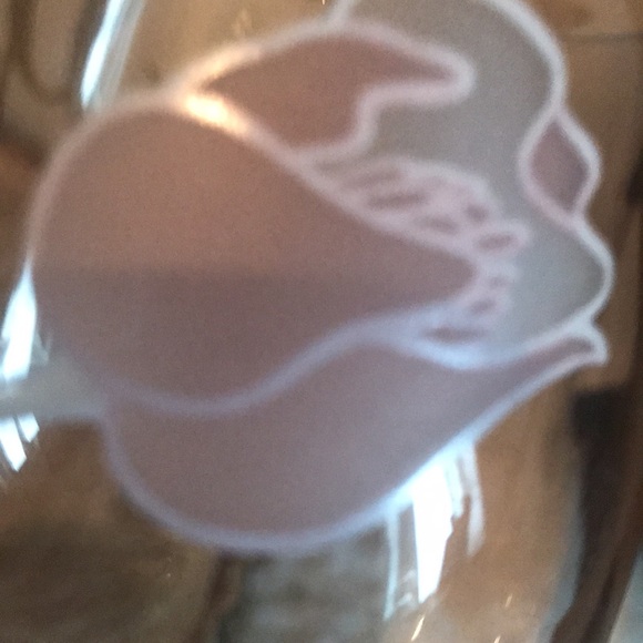 Vintage Tulip bohemian crystal drinking glasses.SET Of 4 - Picture 3 of 6